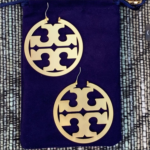 NWOT Tory Burch Miller Hoop Earring - Picture 6 of 6